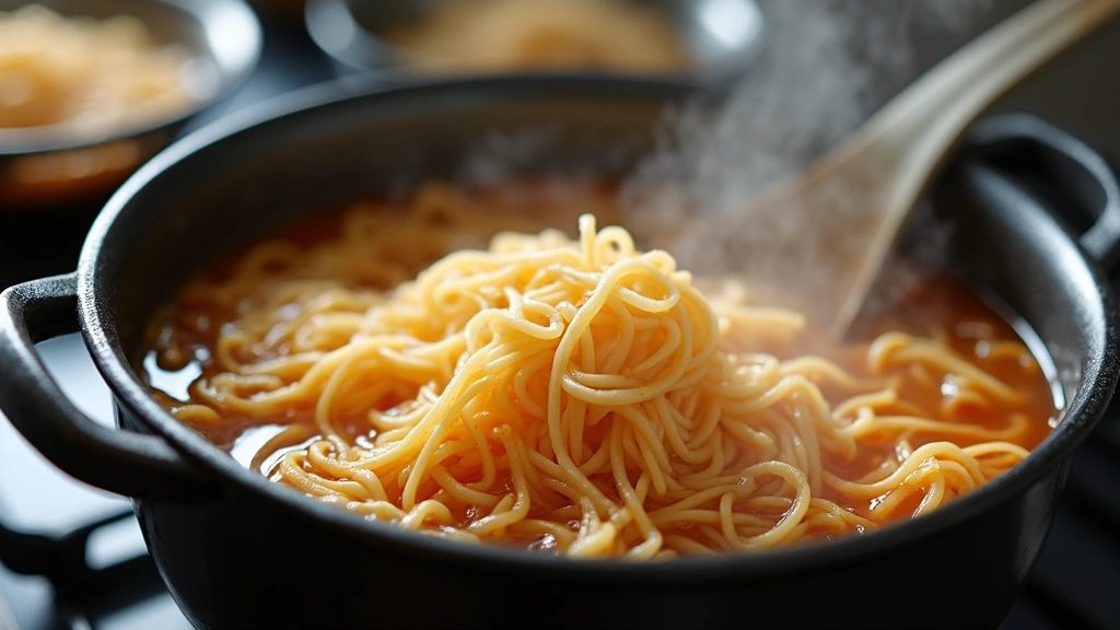 How to Make Restaurant-Quality Ramen Noodle at Home - Full Recipe - Step 4: Cook the Ramen Noodles