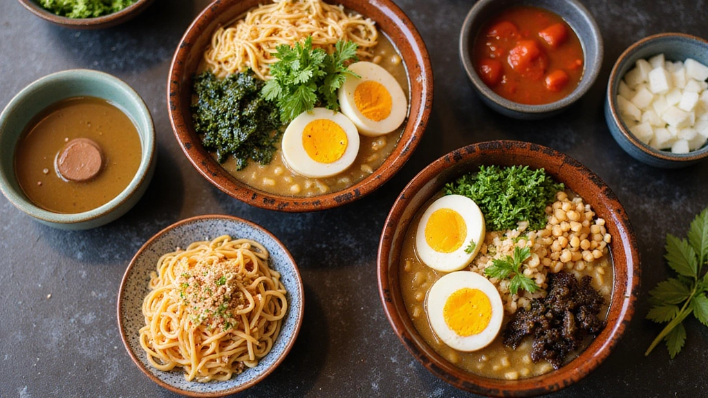 How to Make Restaurant-Quality Ramen Noodle at Home - Full Recipe - Step 5: Assemble the Ramen Bowls