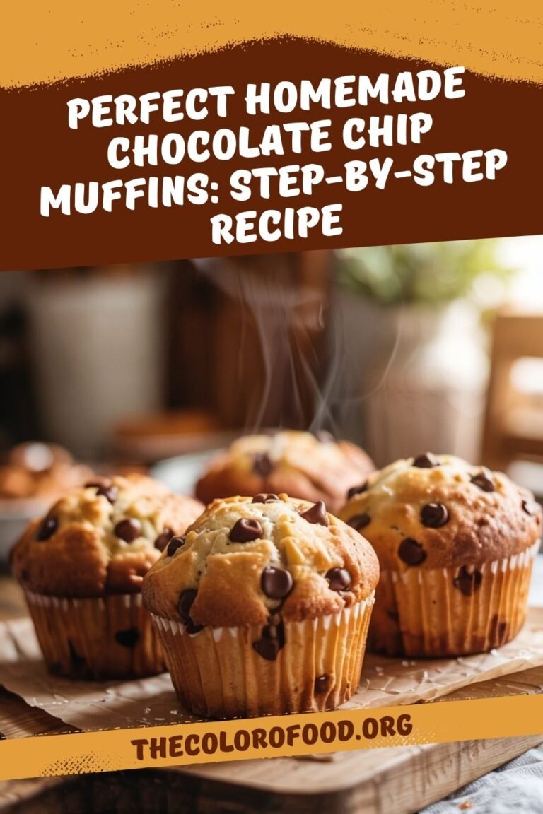 Homemade Chocolate Chip Muffins