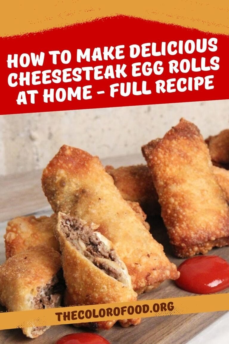 How to Make Delicious Cheesesteak Egg Rolls at Home