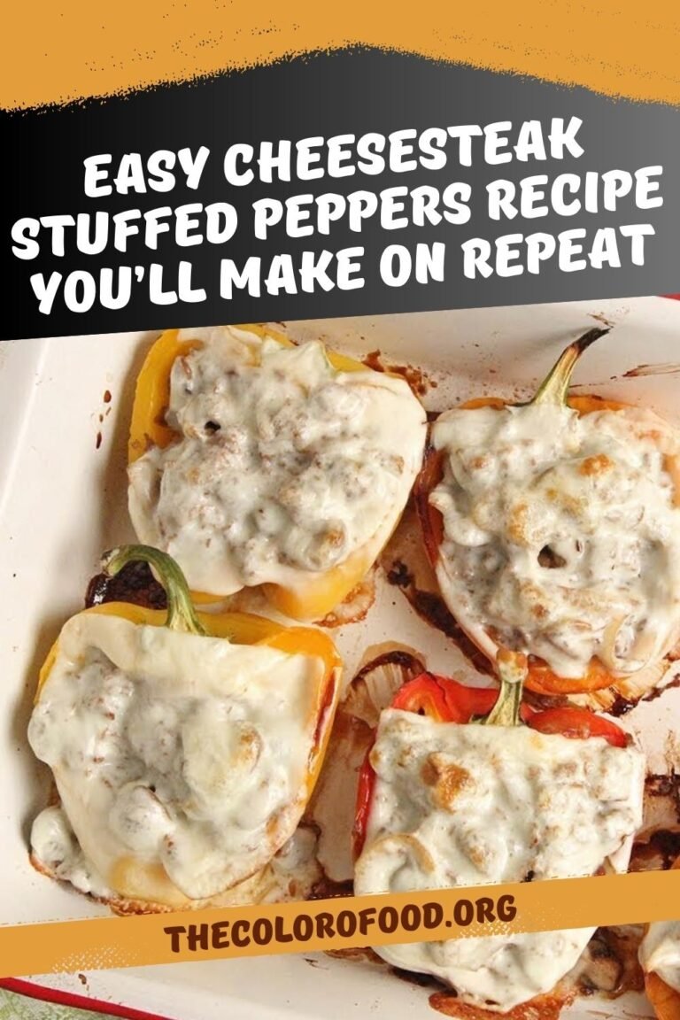 Easy Cheesesteak Stuffed Peppers Recipe You’ll Make on Repeat