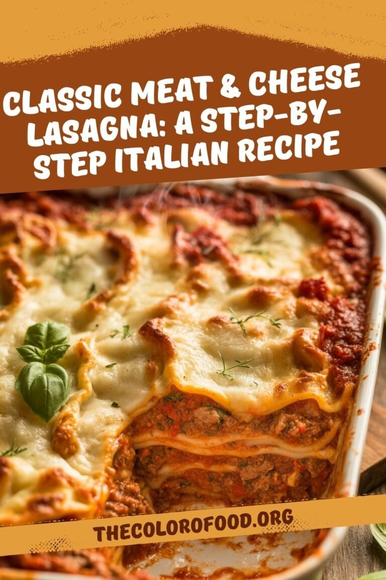 Classic Meat & Cheese Lasagna