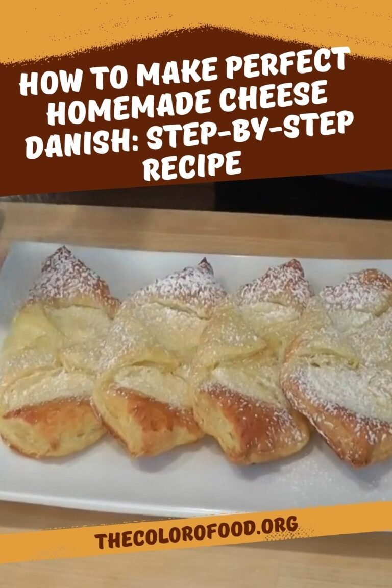 How to Make Perfect Homemade Cheese Danish: Step-by-Step Recipe