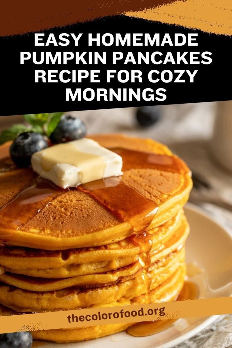 Step-by-Step Homemade Pumpkin Pancake