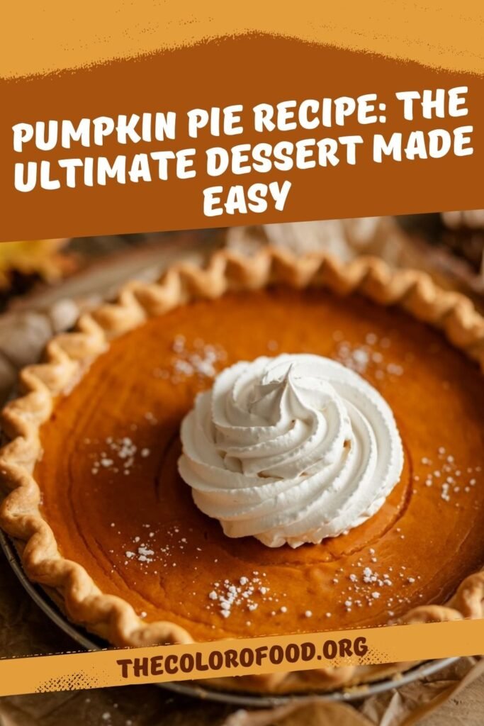Pumpkin Pie