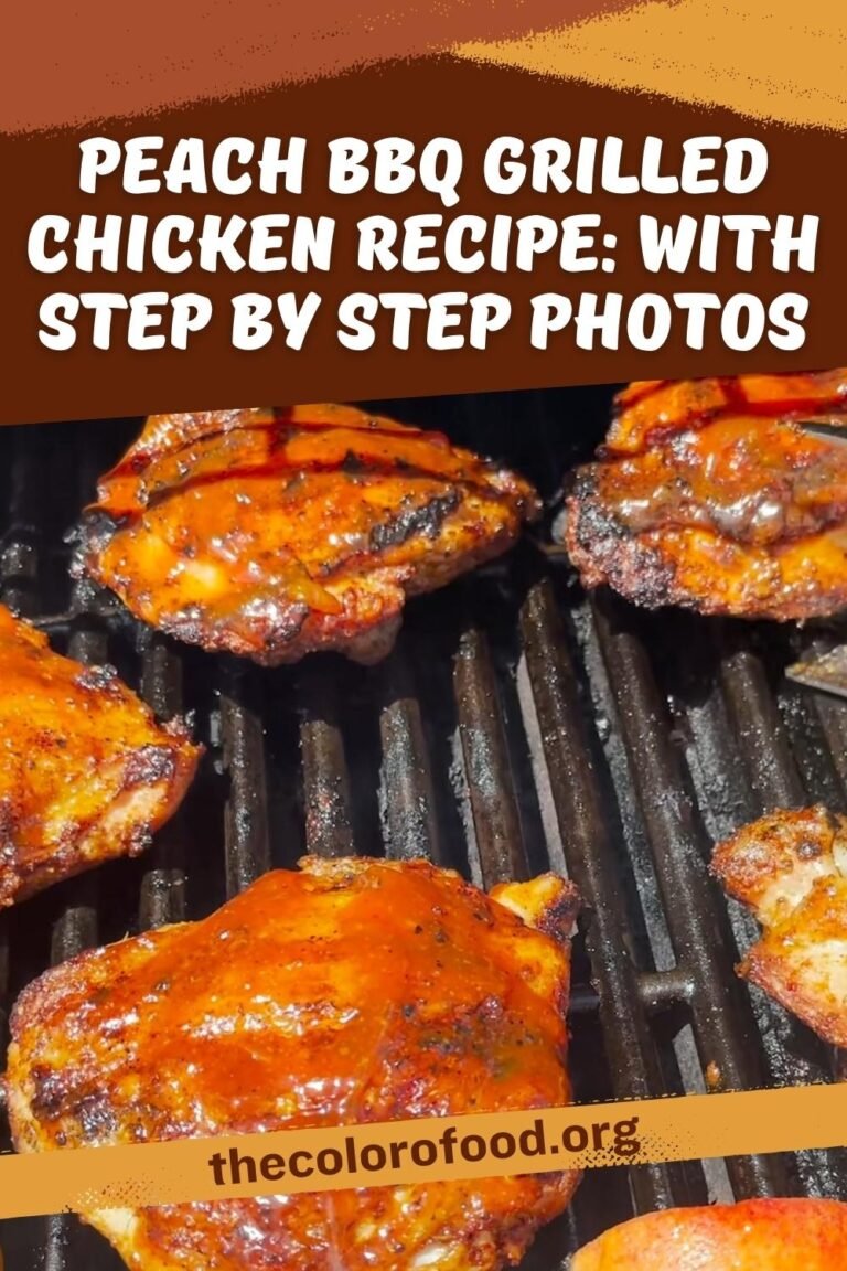 Peach BBQ Grilled Chicken