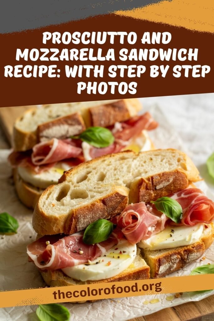 Prosciutto and Mozzarella Sandwich