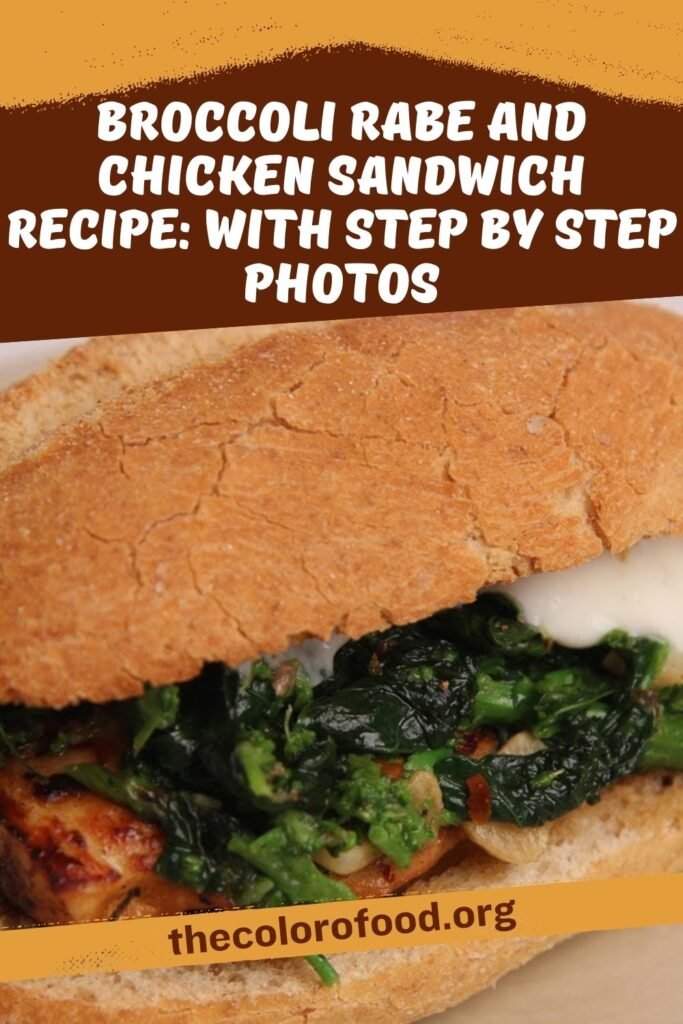 Broccoli Rabe and Chicken Sandwich