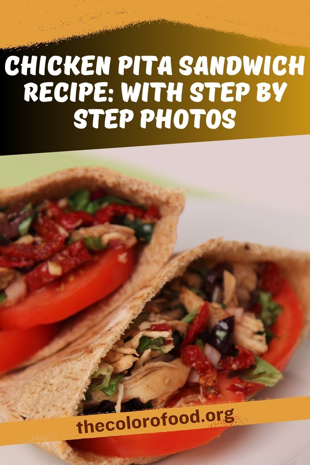 Chicken Pita Sandwich Recipe: With Step By Step Photos