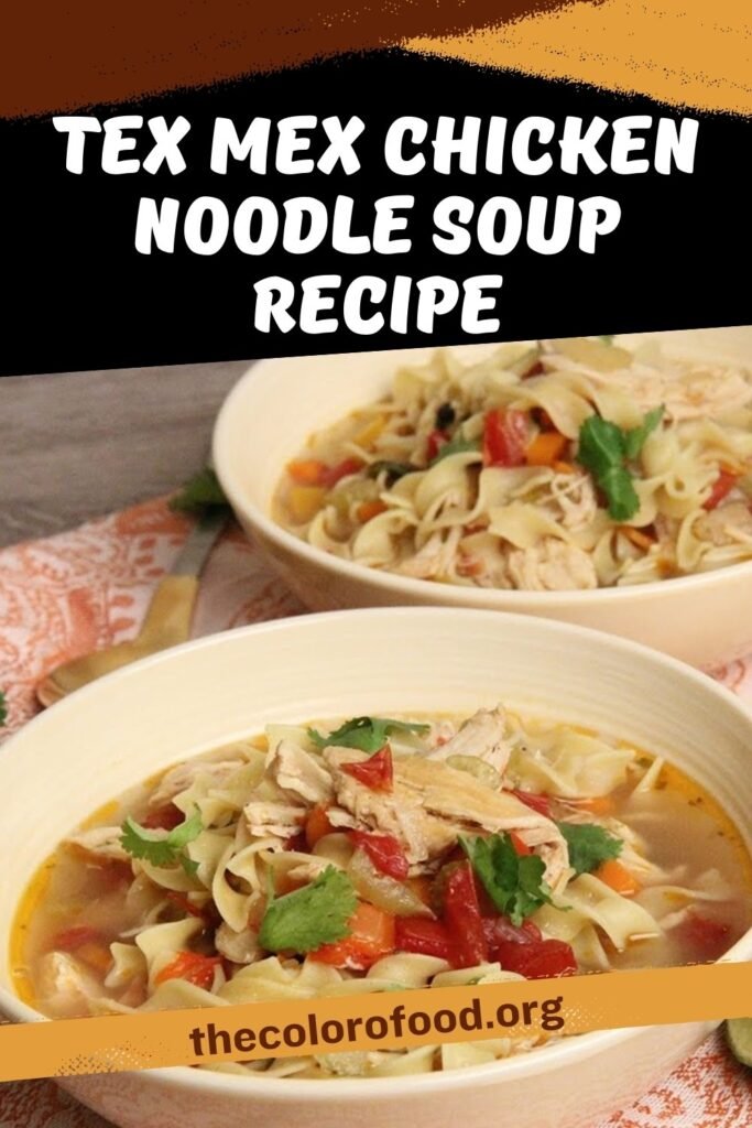 Tex Mex Chicken Noodle Soup