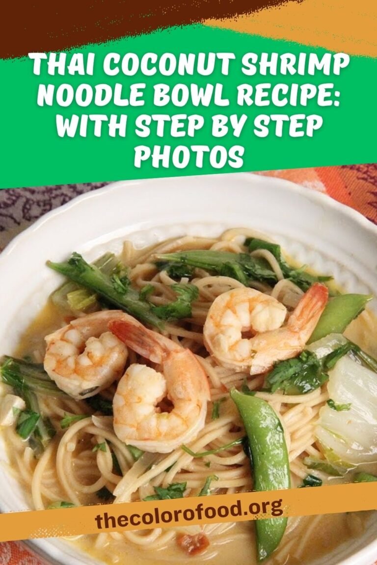 Thai Coconut Shrimp Noodle Bowl