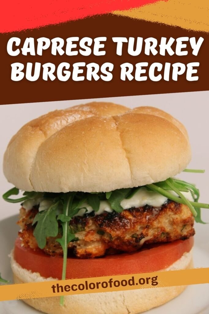 Caprese Turkey Burgers
