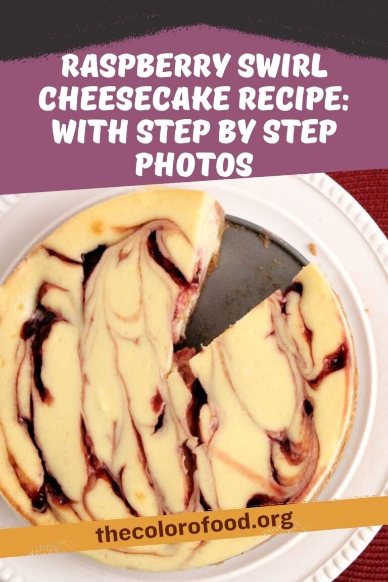 Raspberry Swirl Cheesecake