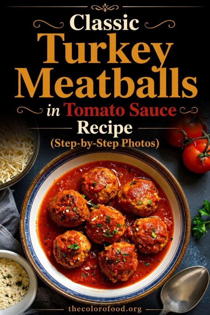 Classic Turkey Meatballs in Tomato Sauce Recipe