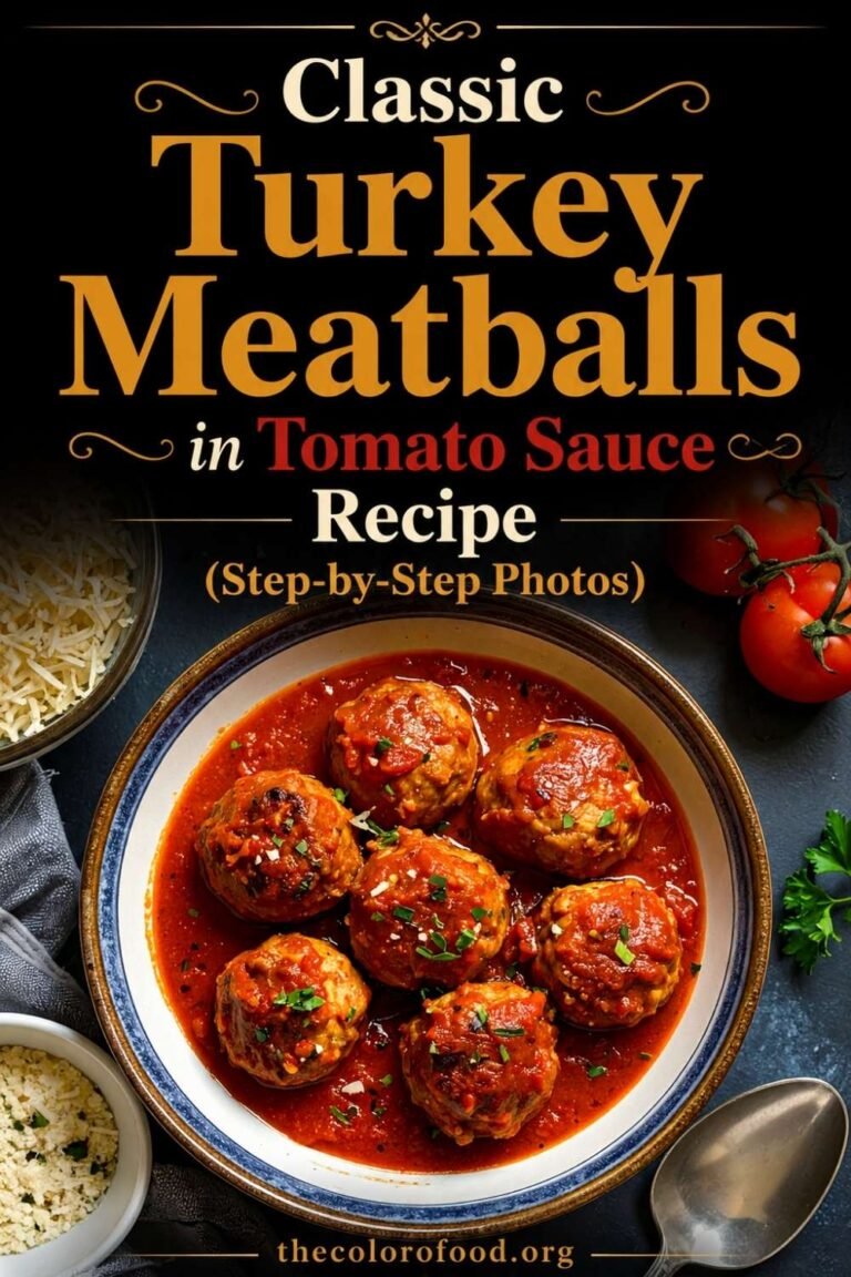 Classic Turkey Meatballs in Tomato Sauce Recipe