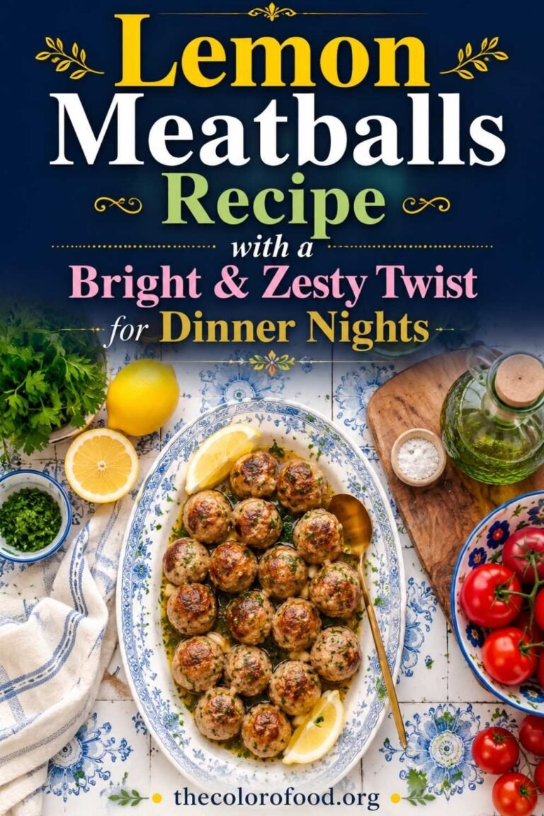lemon meatball recipe
