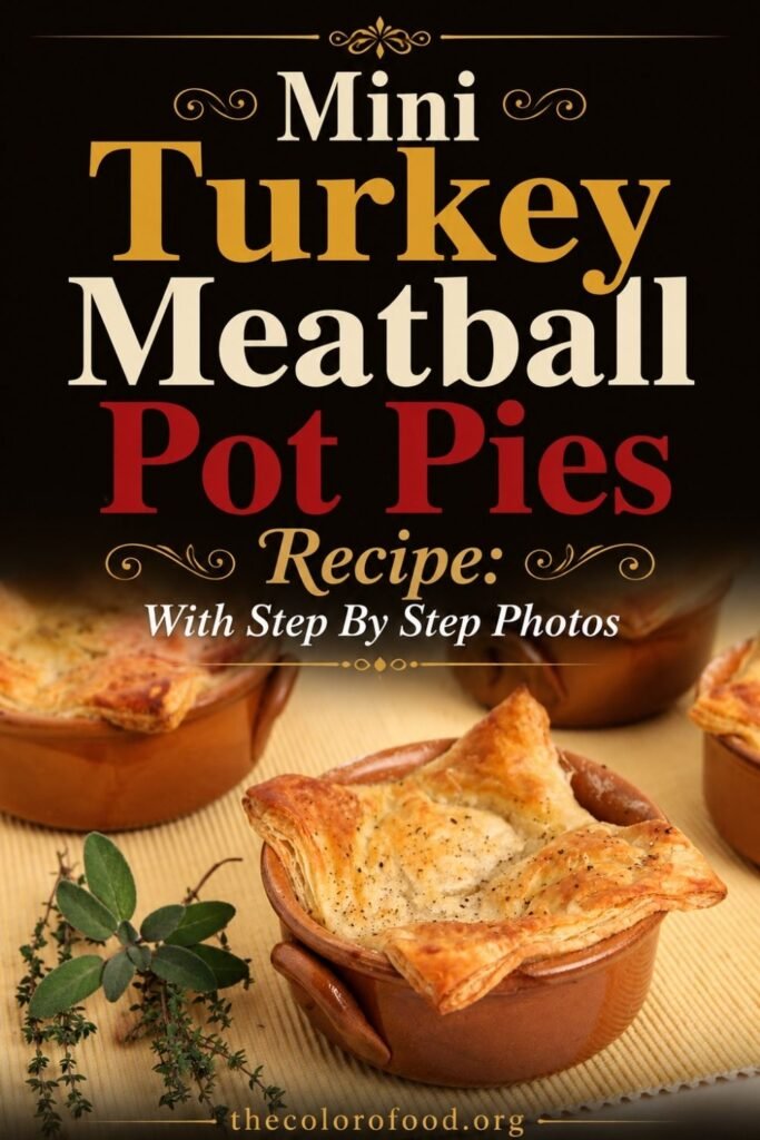 Mini Turkey Meatball Pot Pies