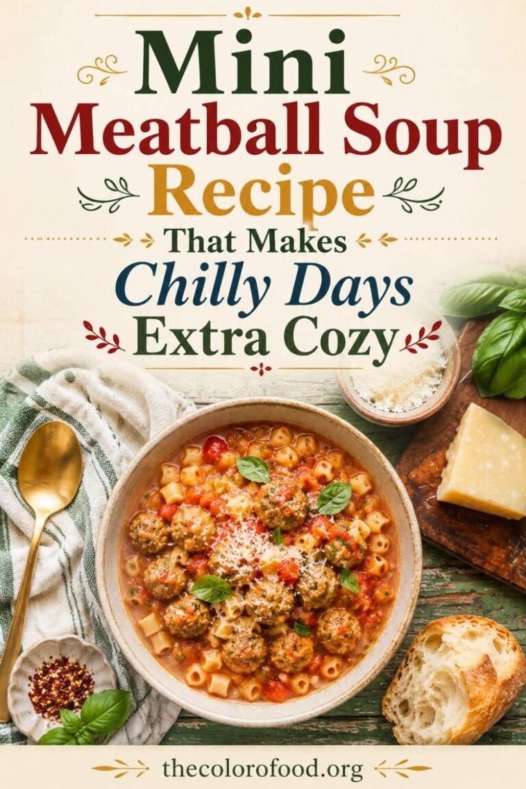 mini meatball soup