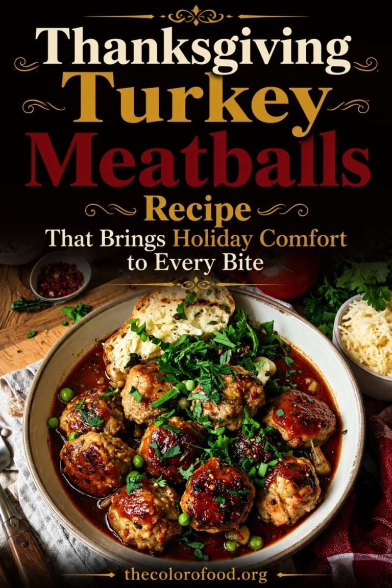 Thanksgiving Turkey Meatballs Recipe