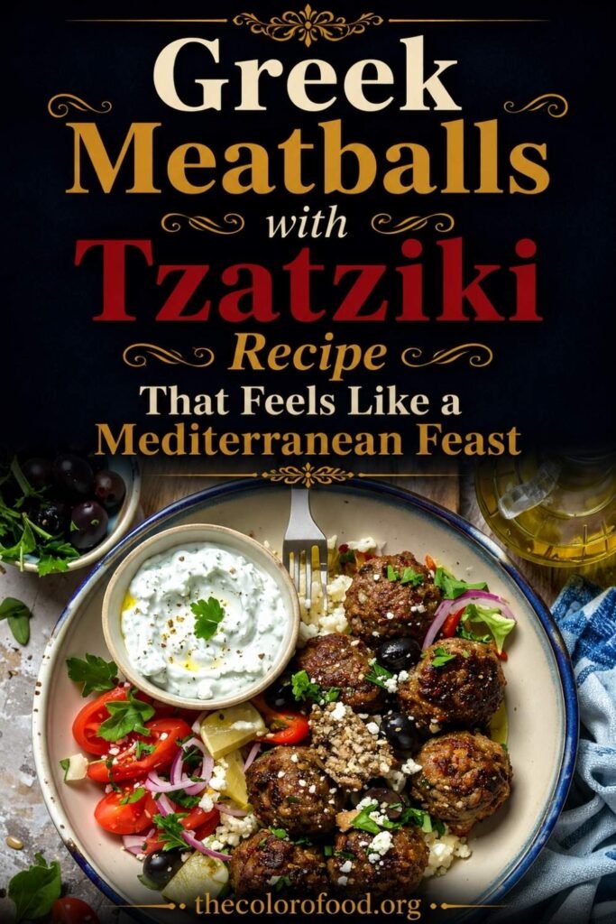Greek Meatballs with Tzatziki Recipe