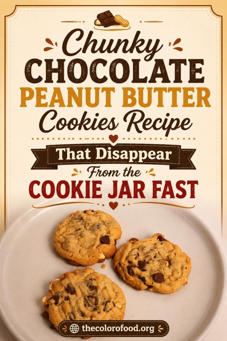 Chunky Chocolate Peanut Butter Cookies Recipe