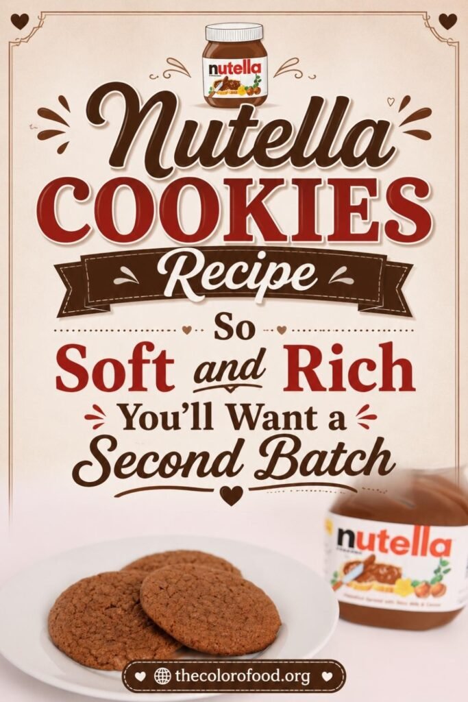 Nutella Cookies Recipe