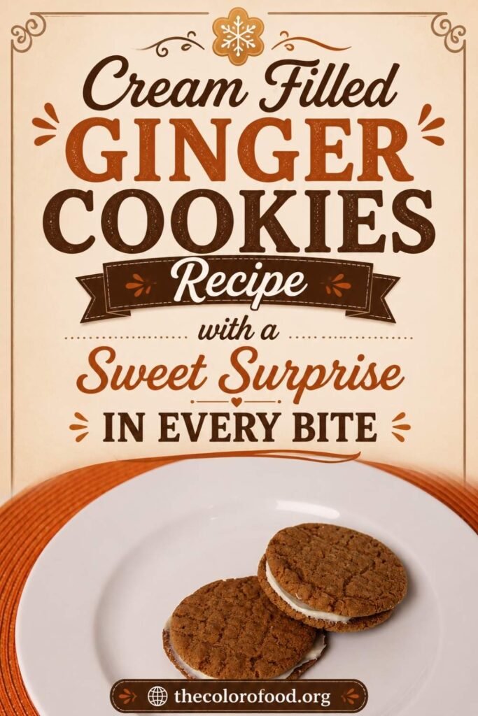 Cream Filled Ginger Cookies Recipe