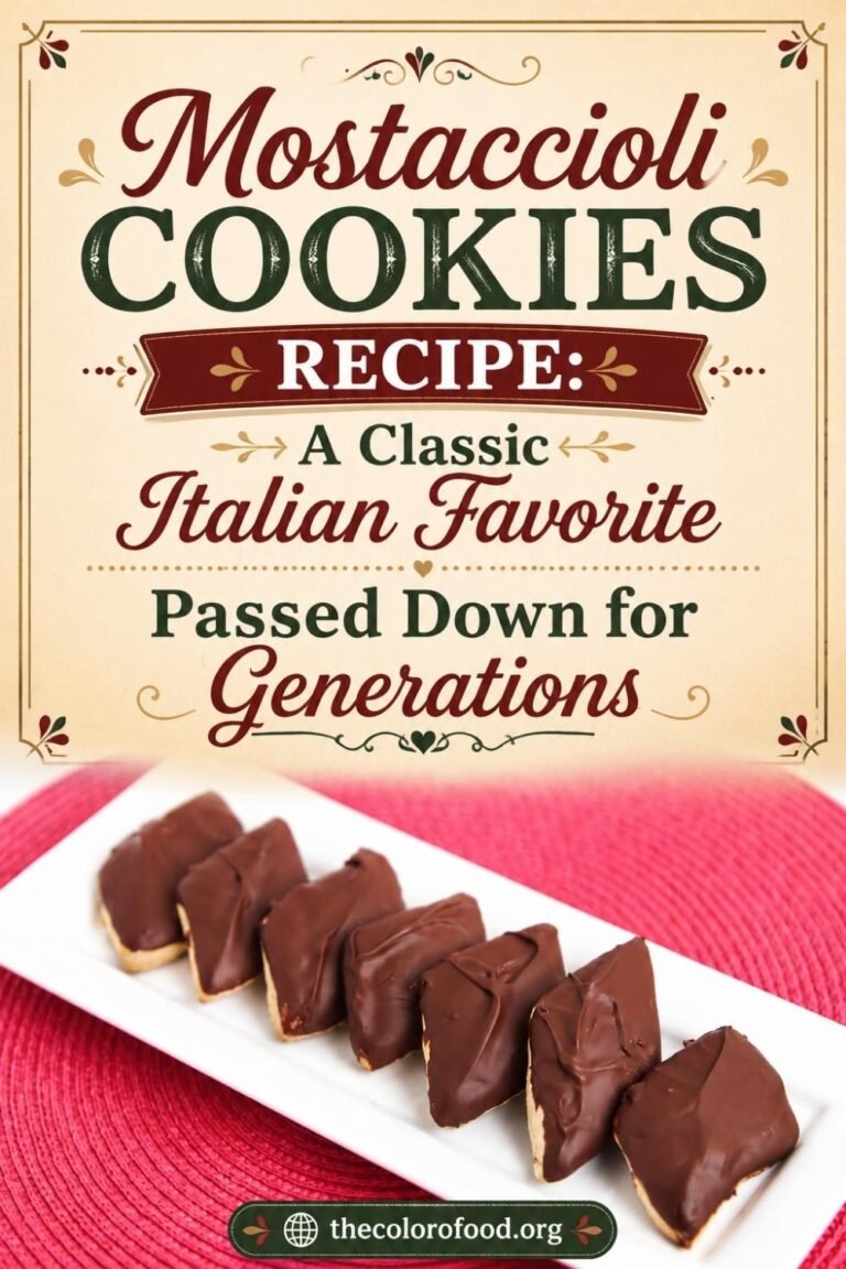 Mostaccioli Cookies Recipe