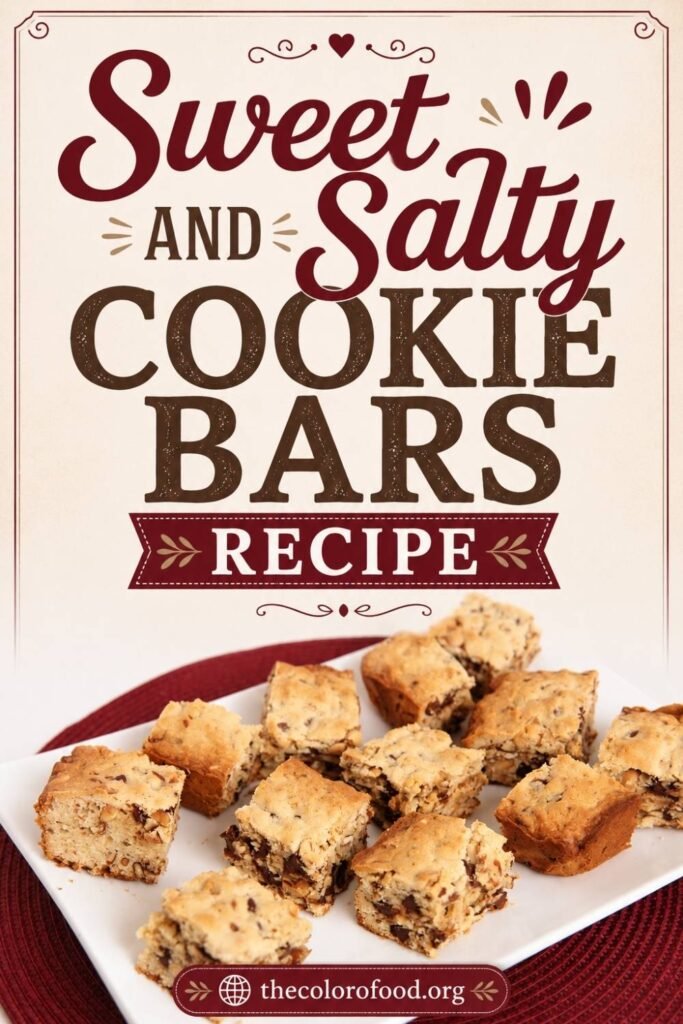 Sweet and Salty Cookie Bars Recipe