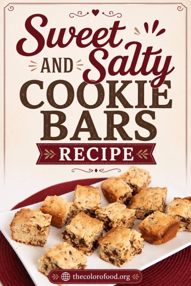 Sweet and Salty Cookie Bars Recipe