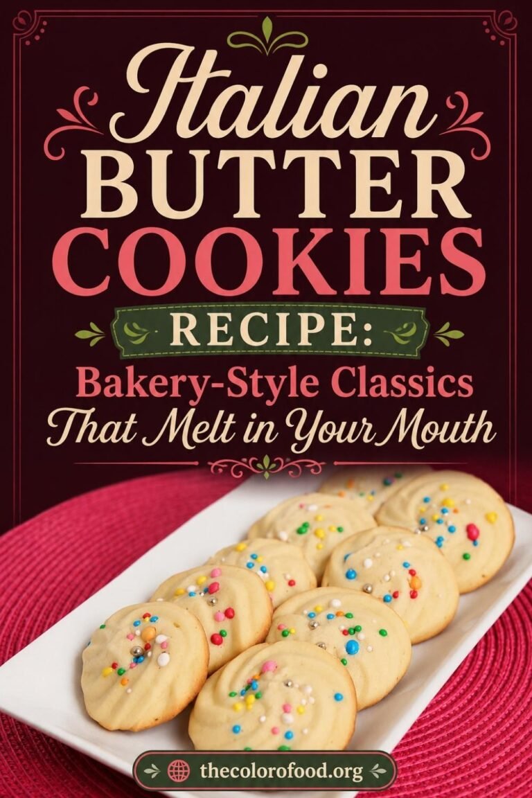 Italian Butter Cookies Recipe
