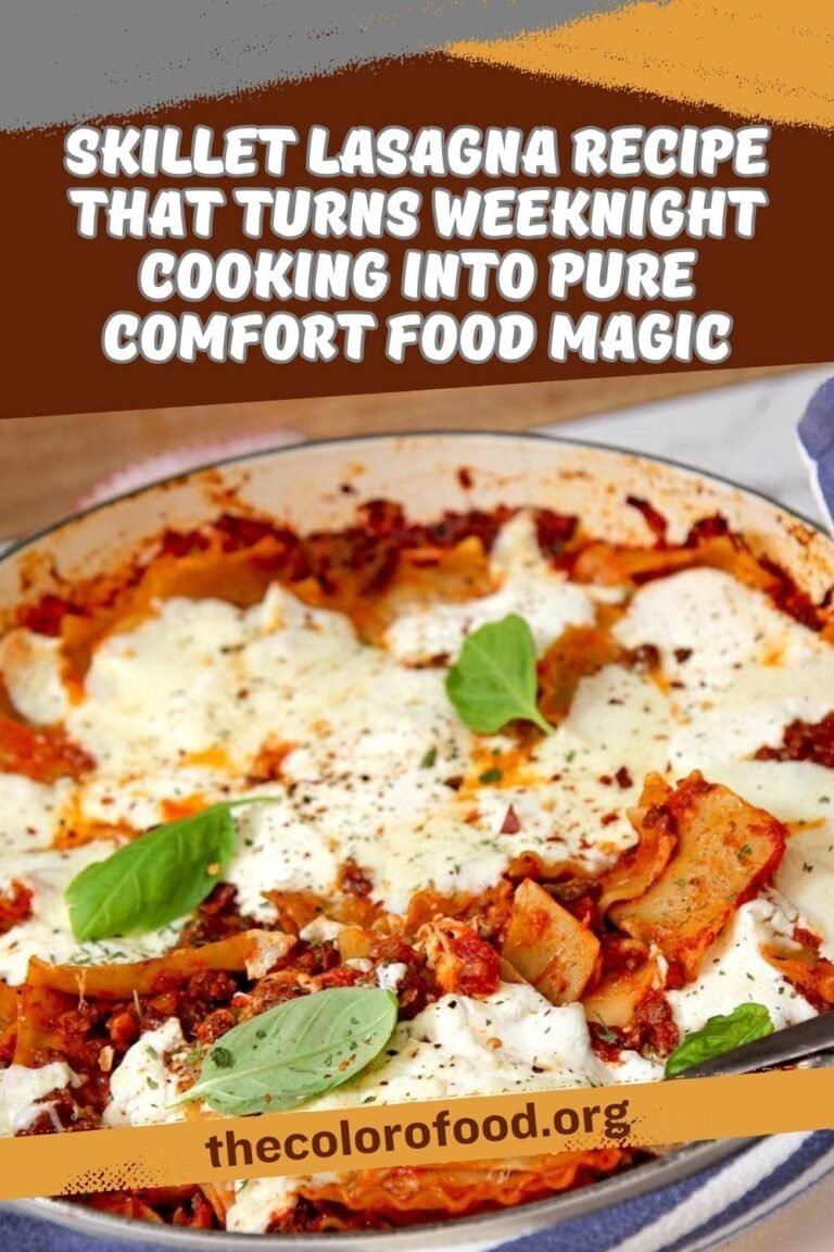 Skillet Lasagna Recipe