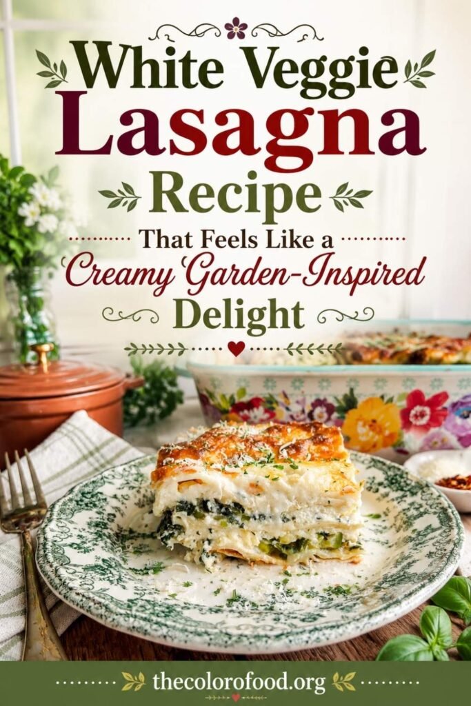White Veggie Lasagna Recipe
