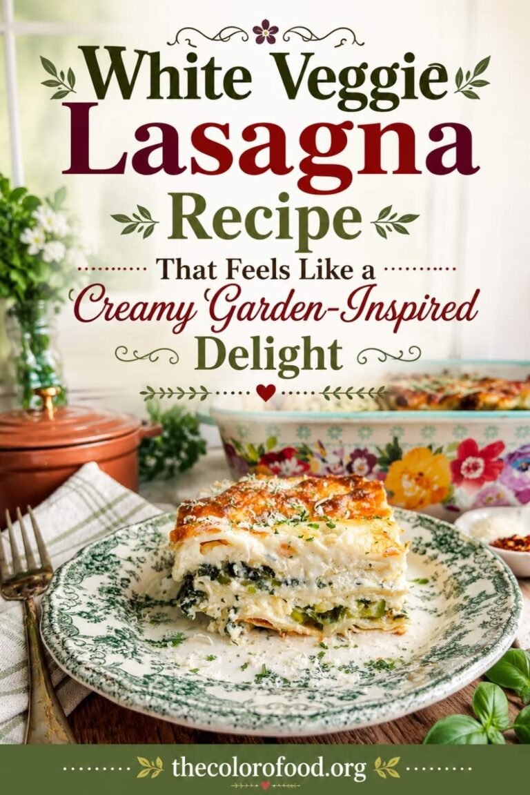 White Veggie Lasagna Recipe