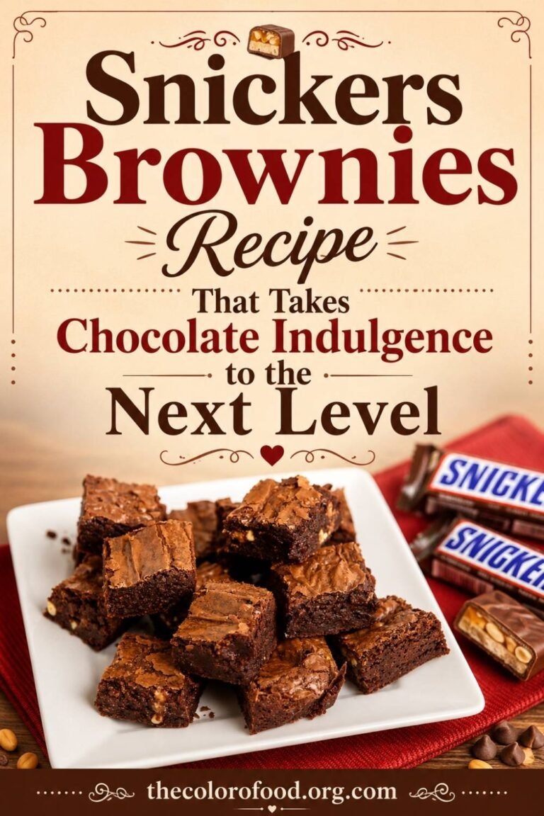 Snickers Brownies Recipe