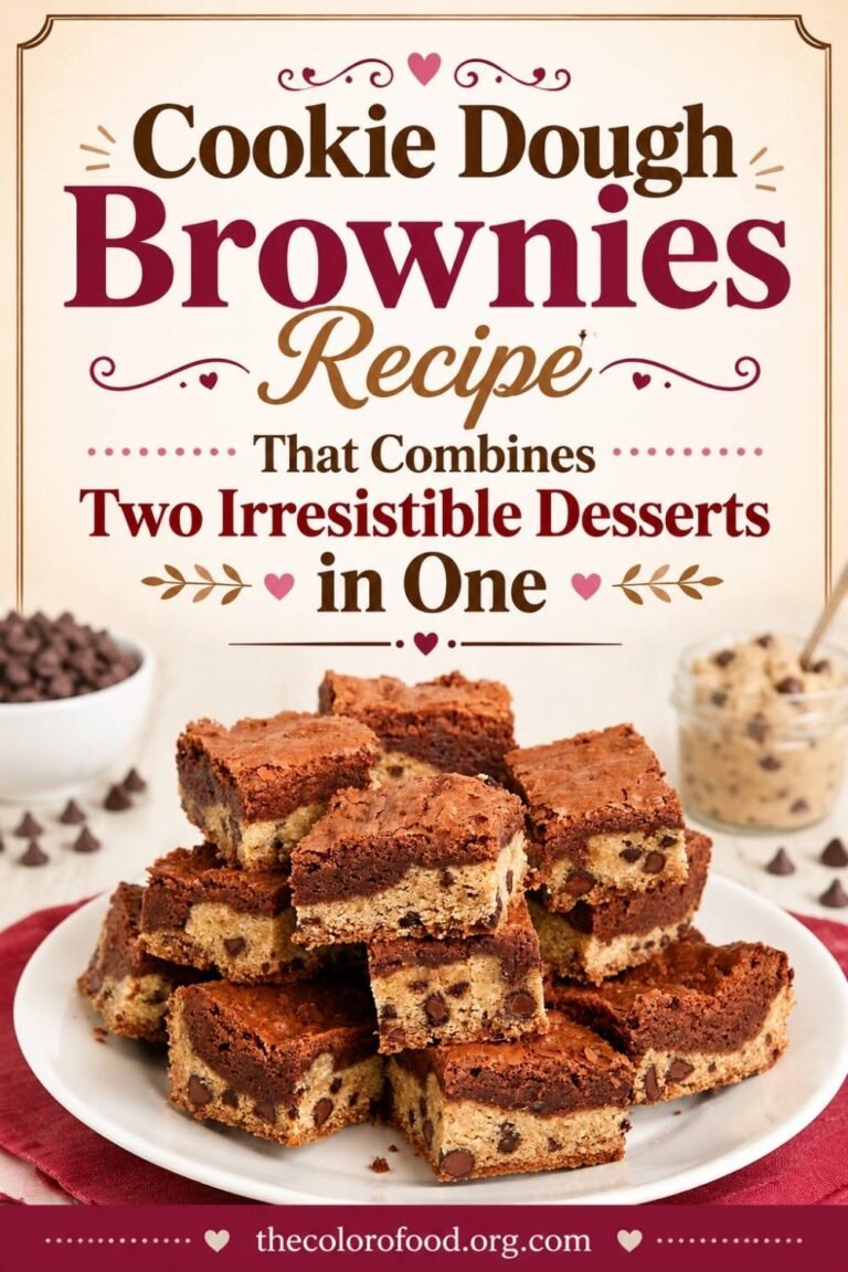 Cookie Dough Brownies Recipe