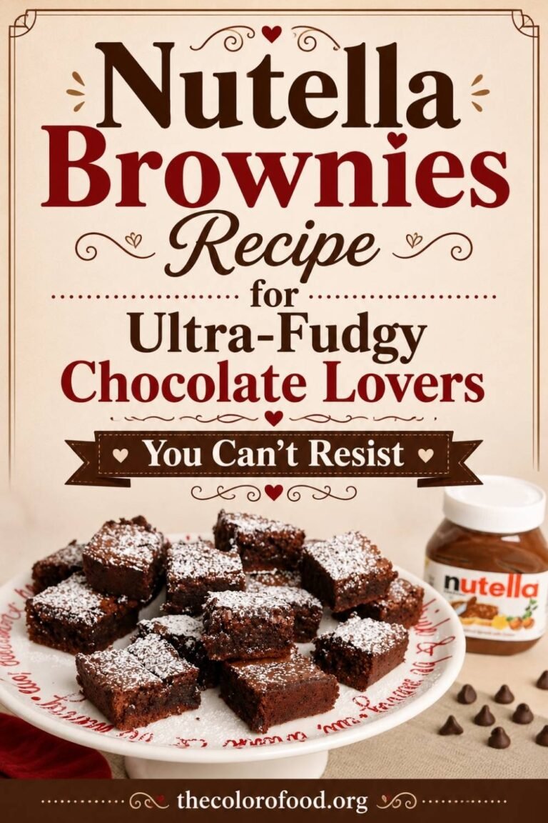 Nutella Brownies Recipe