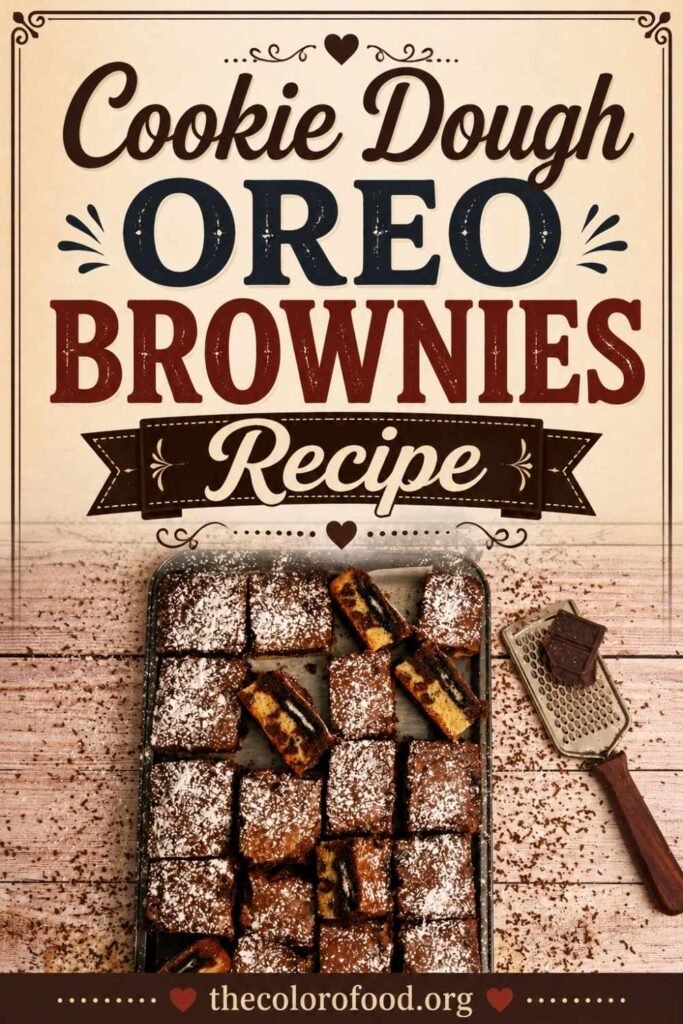 Cookie Dough Oreo Brownies Recipe