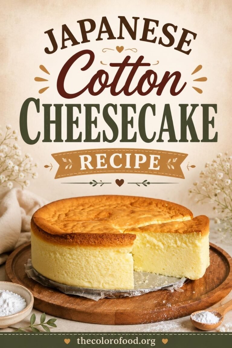 Japanese Cotton Cheesecake Recipe