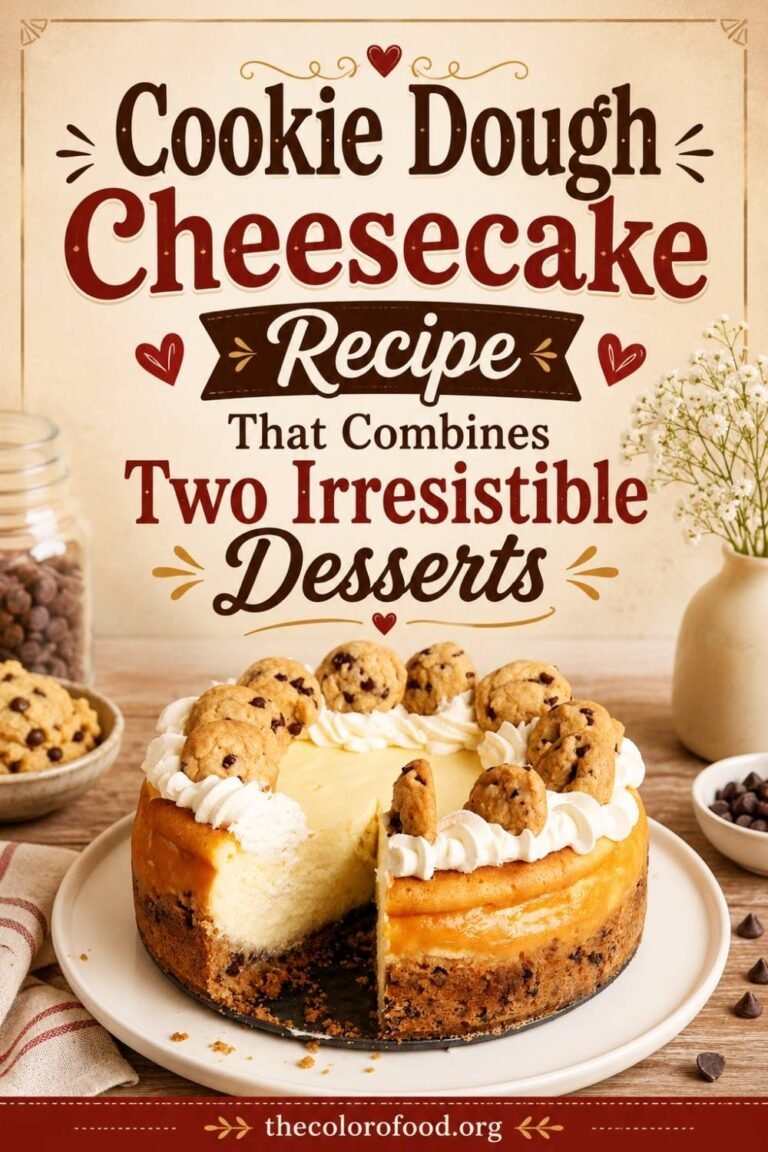 Cookie Dough Cheesecake Recipe