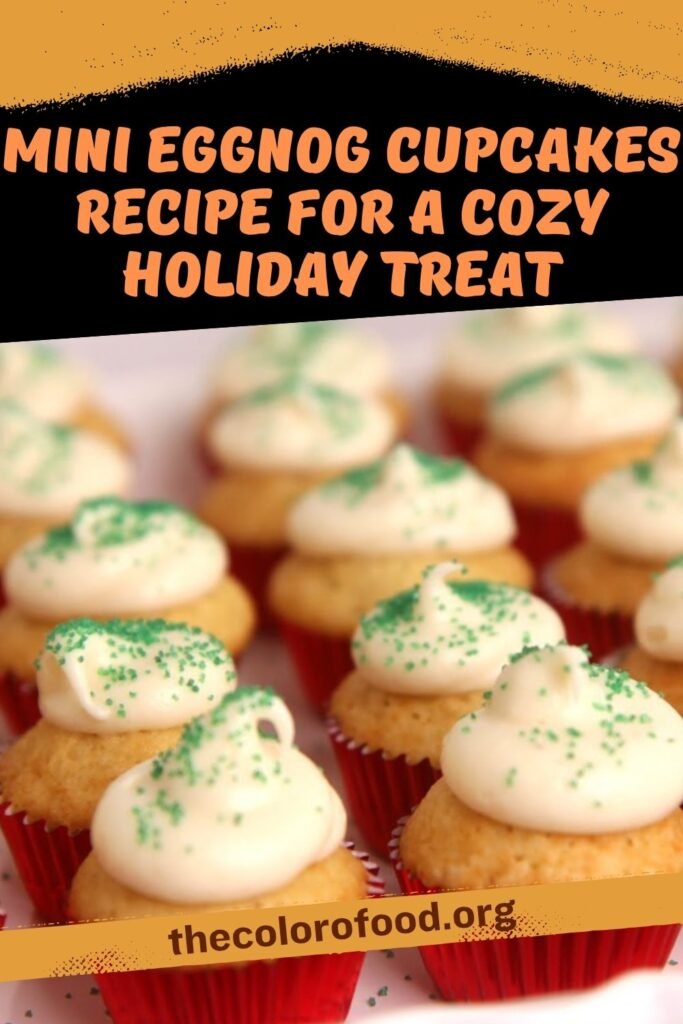 Mini Eggnog Cupcakes Recipe