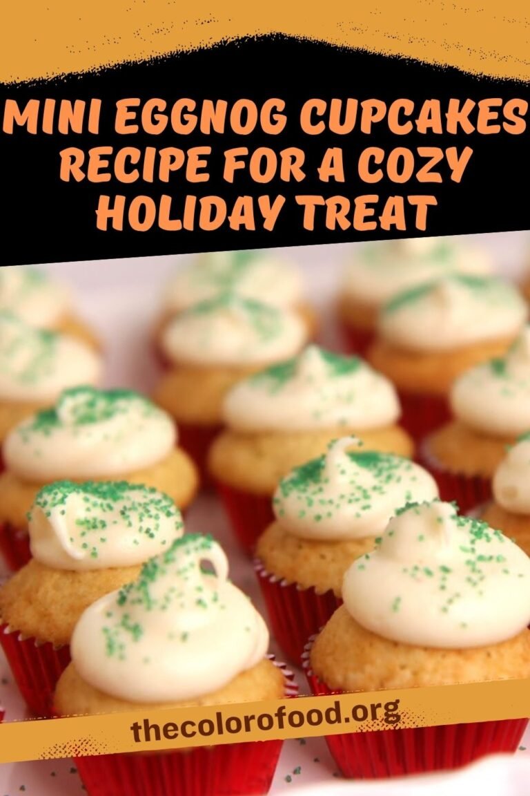 Mini Eggnog Cupcakes Recipe