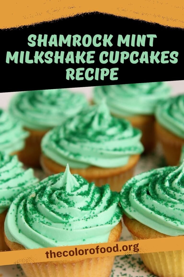 Shamrock Mint Milkshake Cupcakes Recipe