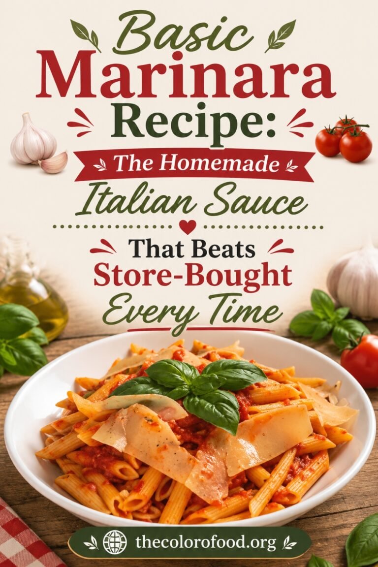 Basic Marinara Recipe