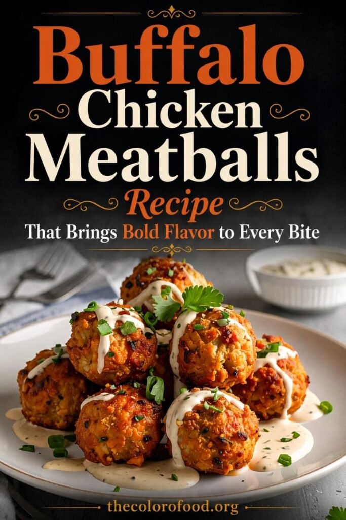 Buffalo Chicken Meatballs