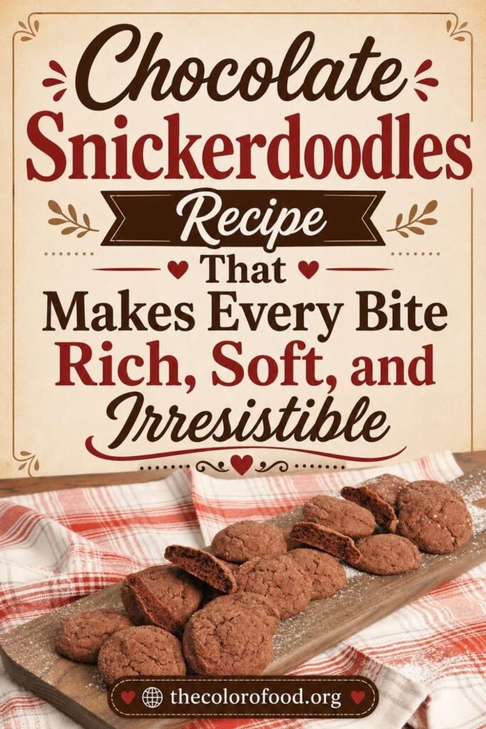 Chocolate Snickerdoodles Recipe