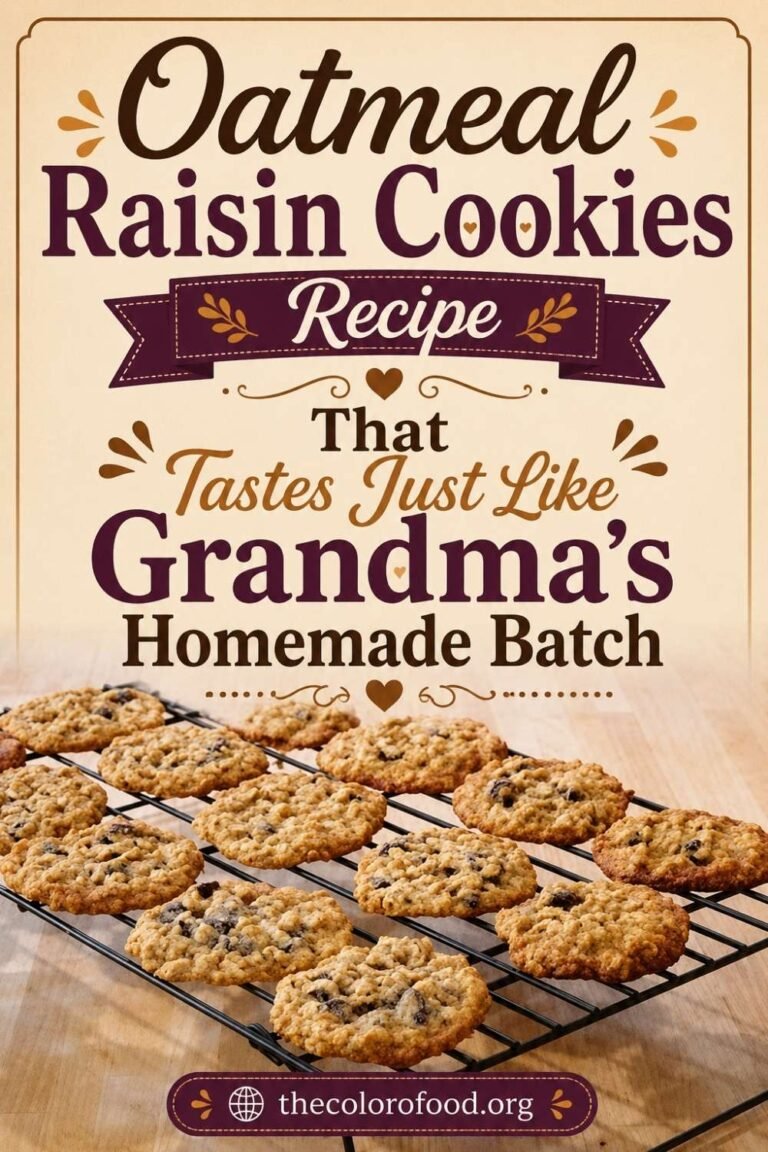 Oatmeal Raisin Cookies Recipe