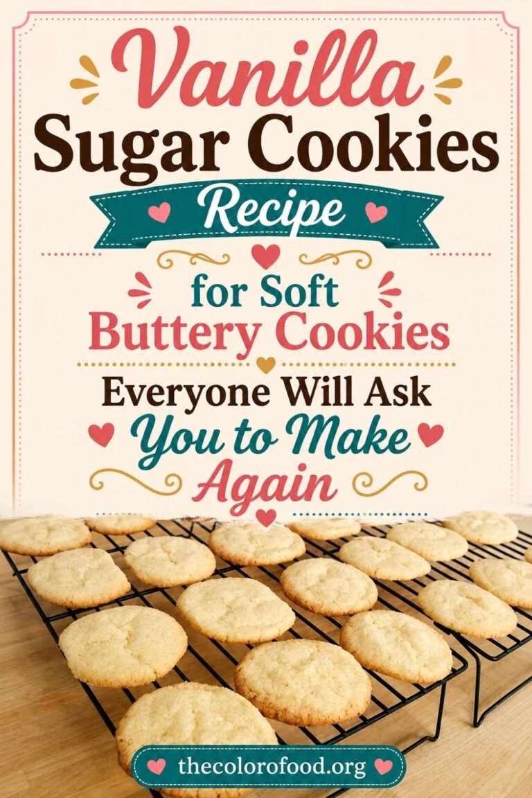 Vanilla Sugar Cookies Recipe