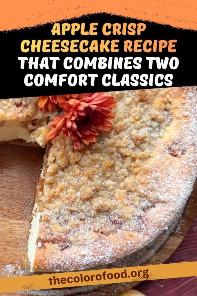 Apple Crisp Cheesecake Recipe