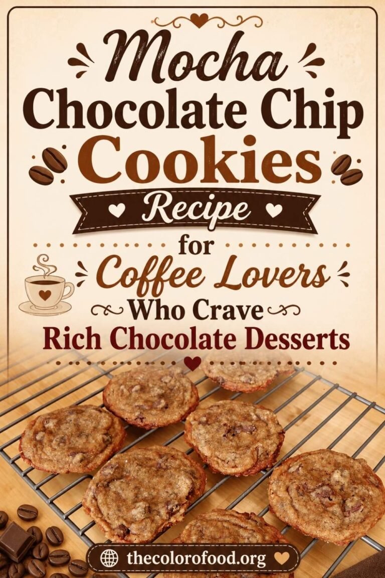 Mocha Chocolate Chip Cookies Recipe